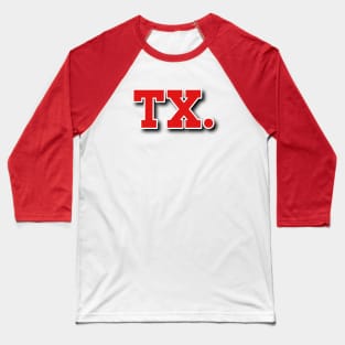 Texas Type Baseball T-Shirt